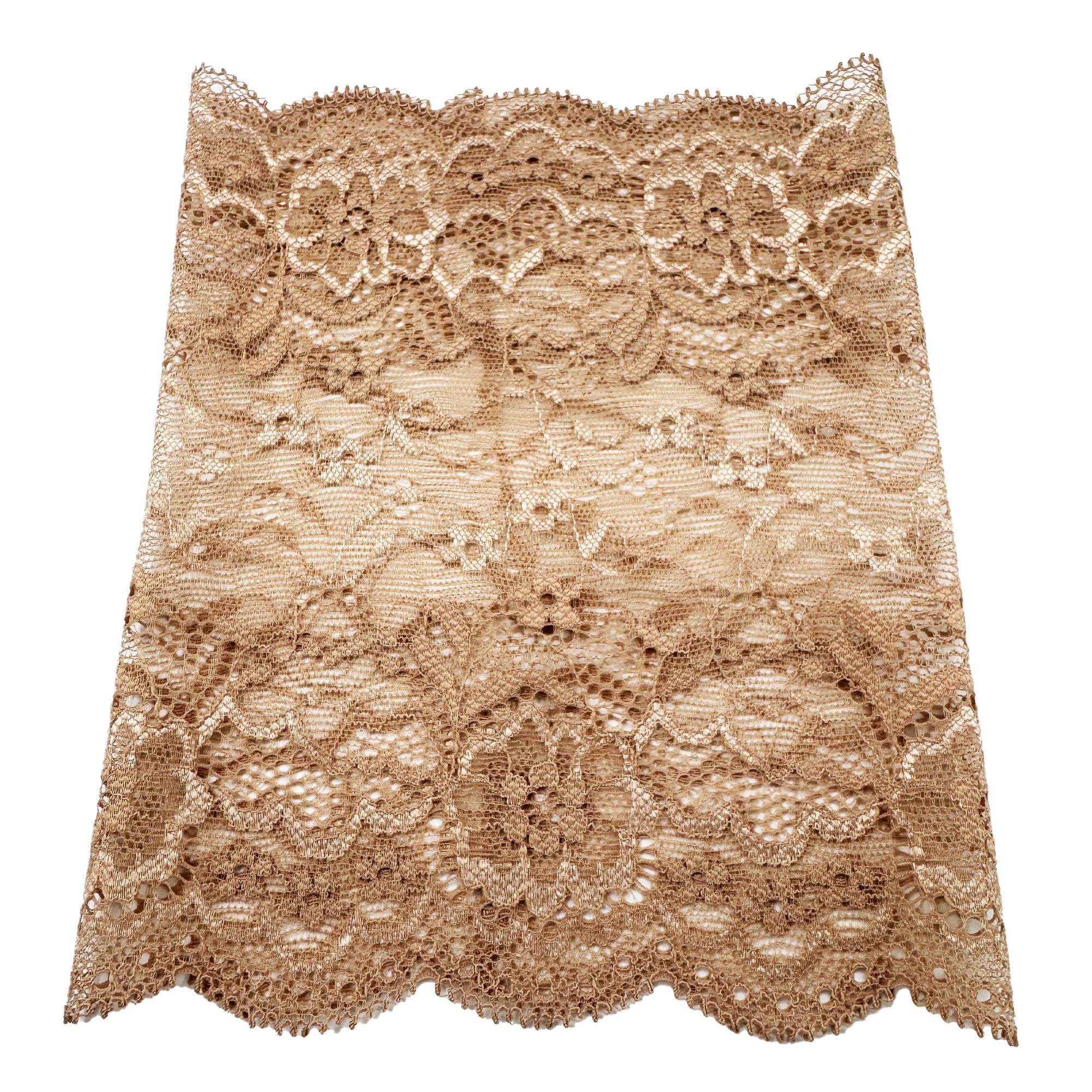 8" Bronze Stretch Lace PICC Line Cover