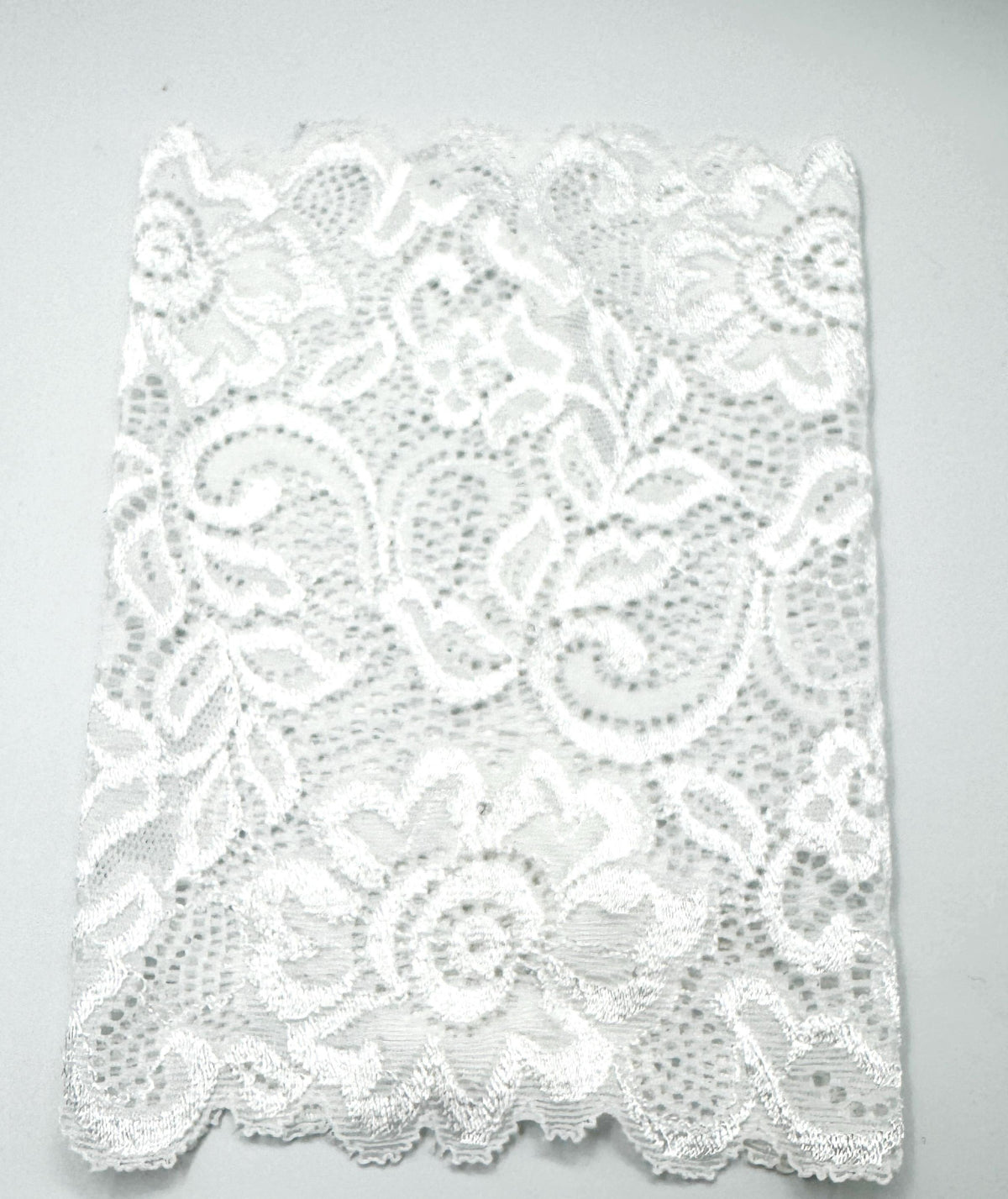 7" Unlined White(Type#3) Lace Arm Short Sleeve Tattoo Scar Cover