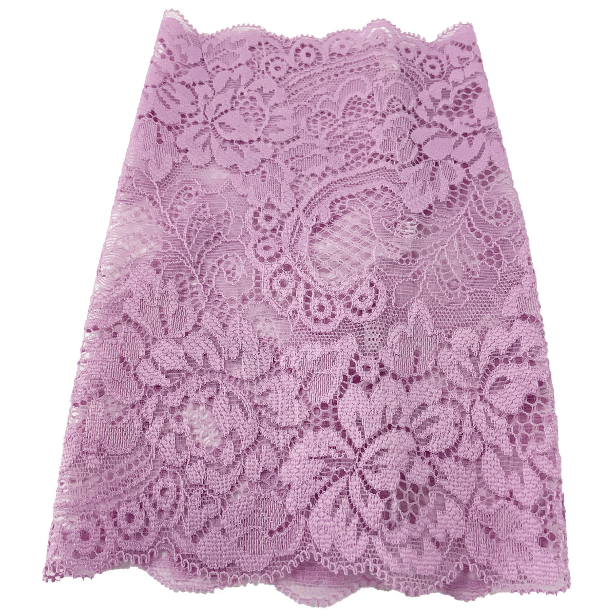 Unlined 7" Lilac Floral Lace Covers Short Sleeve Cover