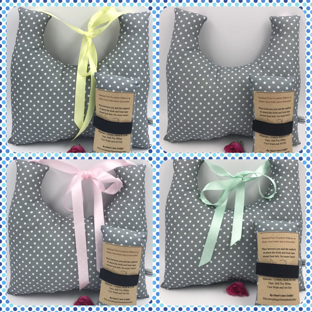 SLNB Single Mammoplasty Mastectomy Breast Lumpectomy Boob Job Augmentation Underarm Post Surgery Recovery Cushion Medical Port Seatbelt Pillow Gift Set