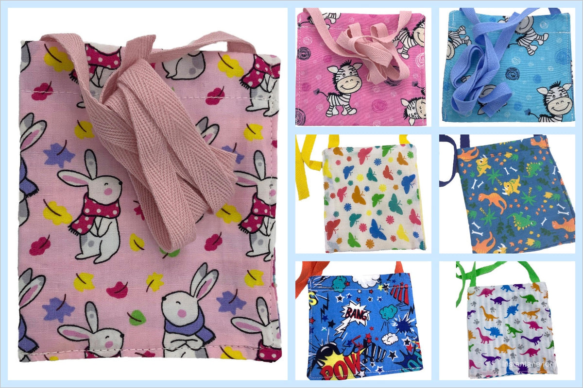 1 x Lined Wiggly Bag Pouch for Children Hickman Line Catheter Chemo Cancer 38cm straps