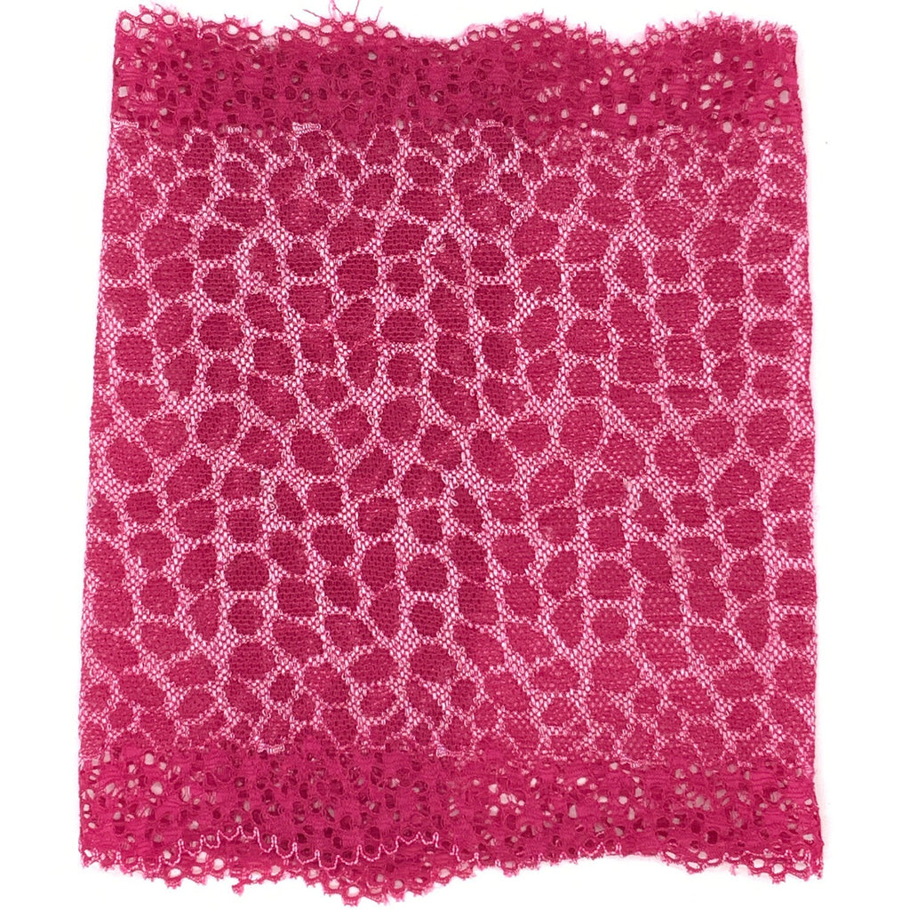 6.5" Long Unlined Arm Cover Short Sleeve Armband Pink Leopard