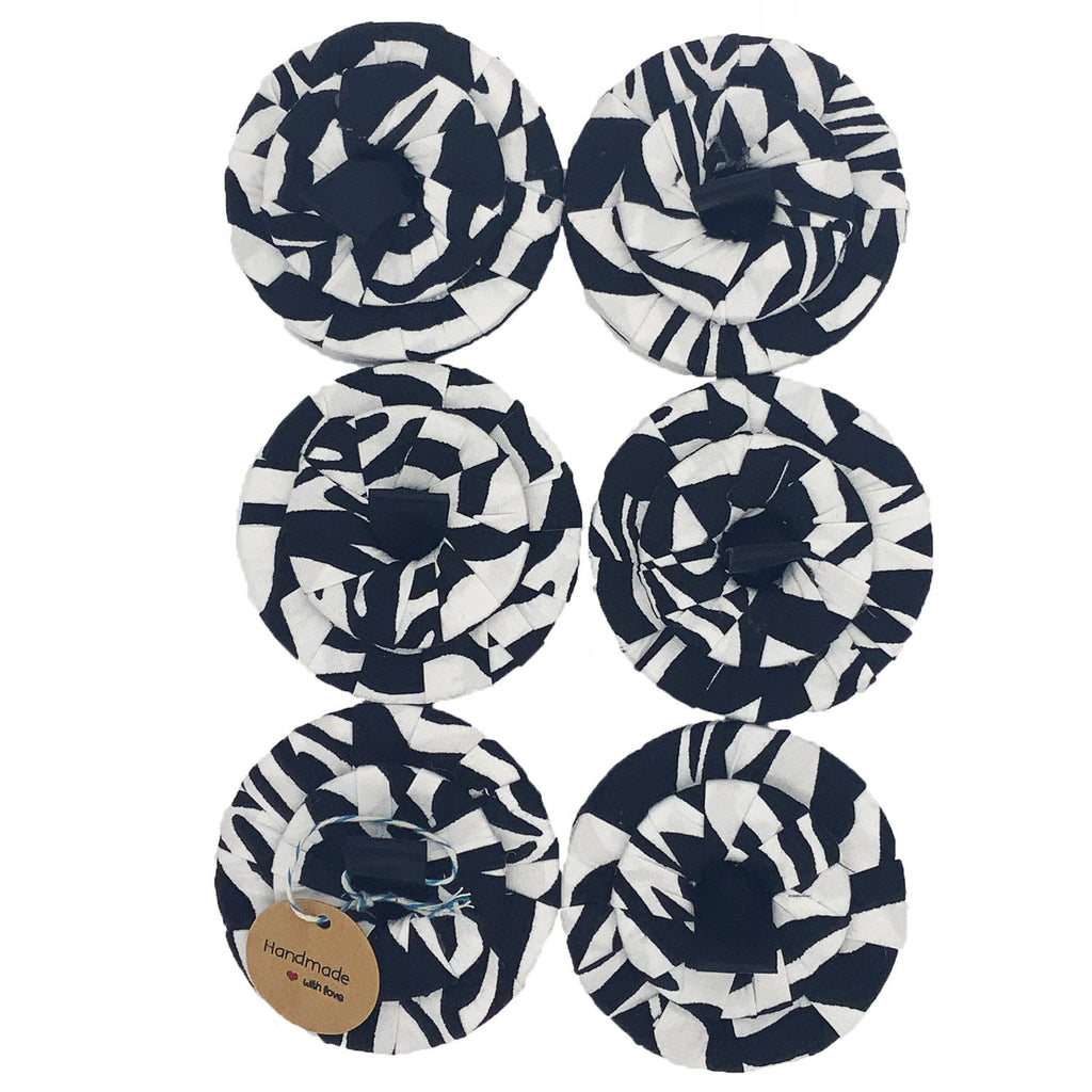 Hand Wrapped Fabric Pattern Weights: Set of 6 | 7cm | Sewing Gift