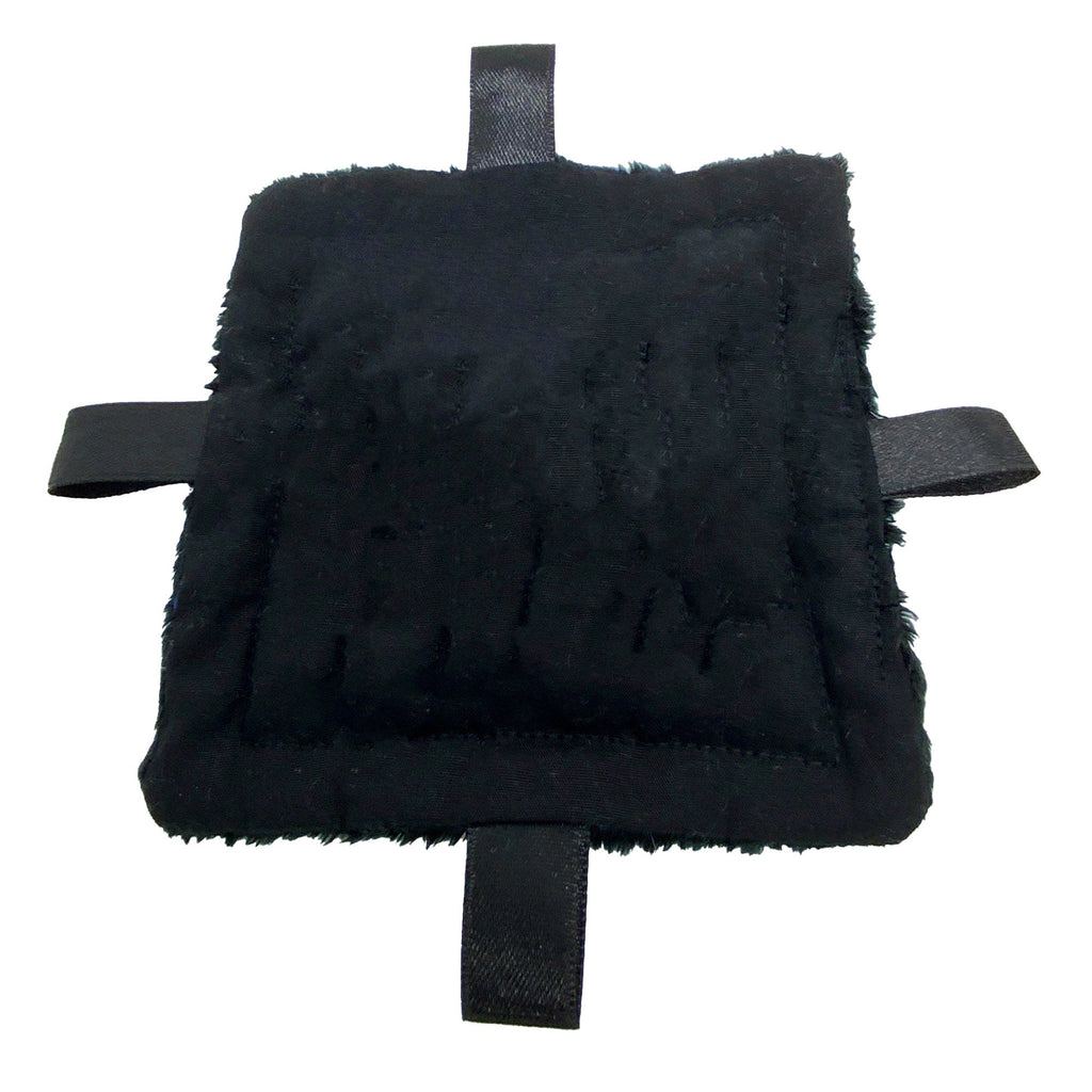 Handmade Weighted Tactile & Visual Stress Relief ADHD Alzheimer’s Fiddle SEN Anxiety Fiddle Fidget Taggy Plain Black Cotton/Fleece