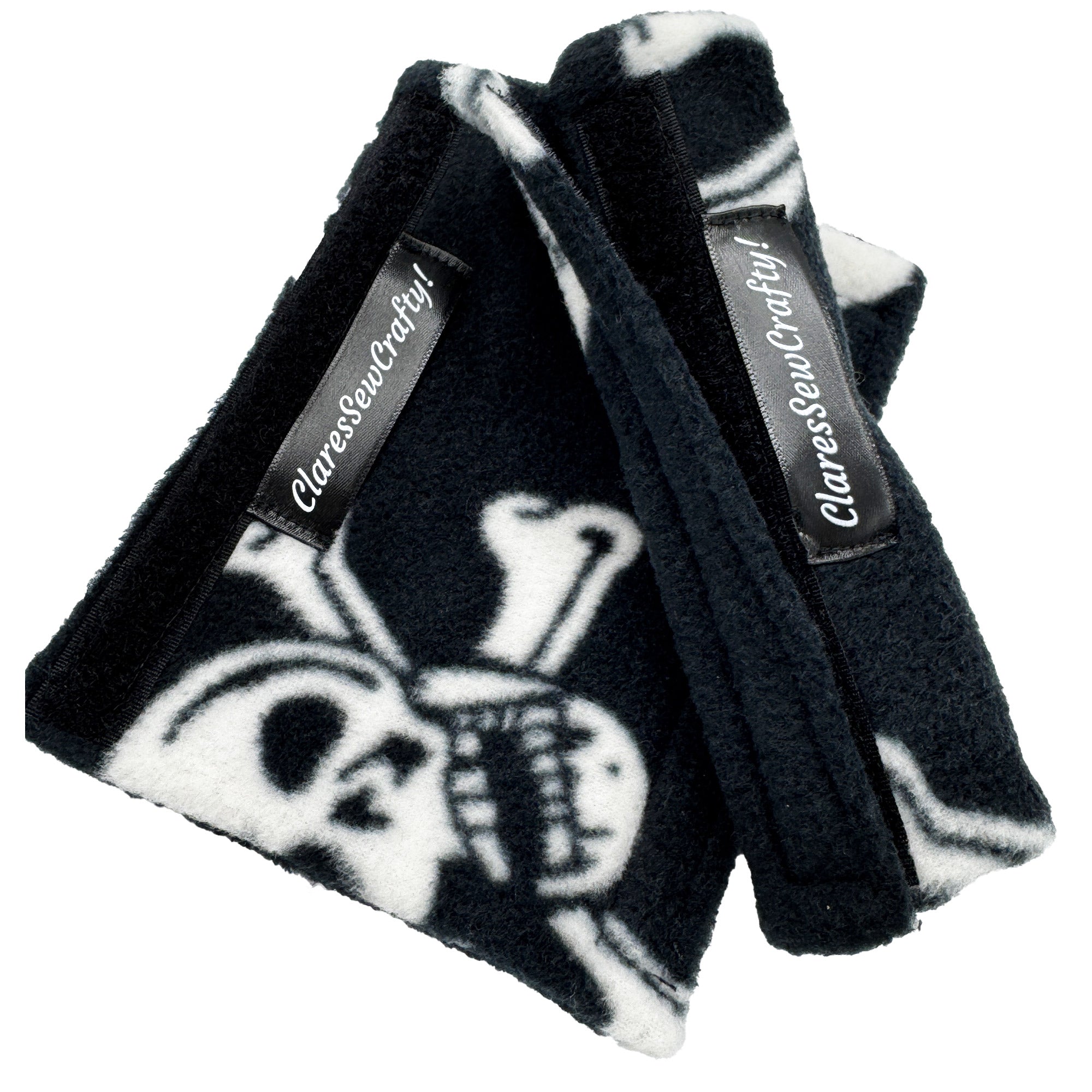 5-5.5" CPAP PAP Headgear Hook and loop Cheek strap wraps fleece
