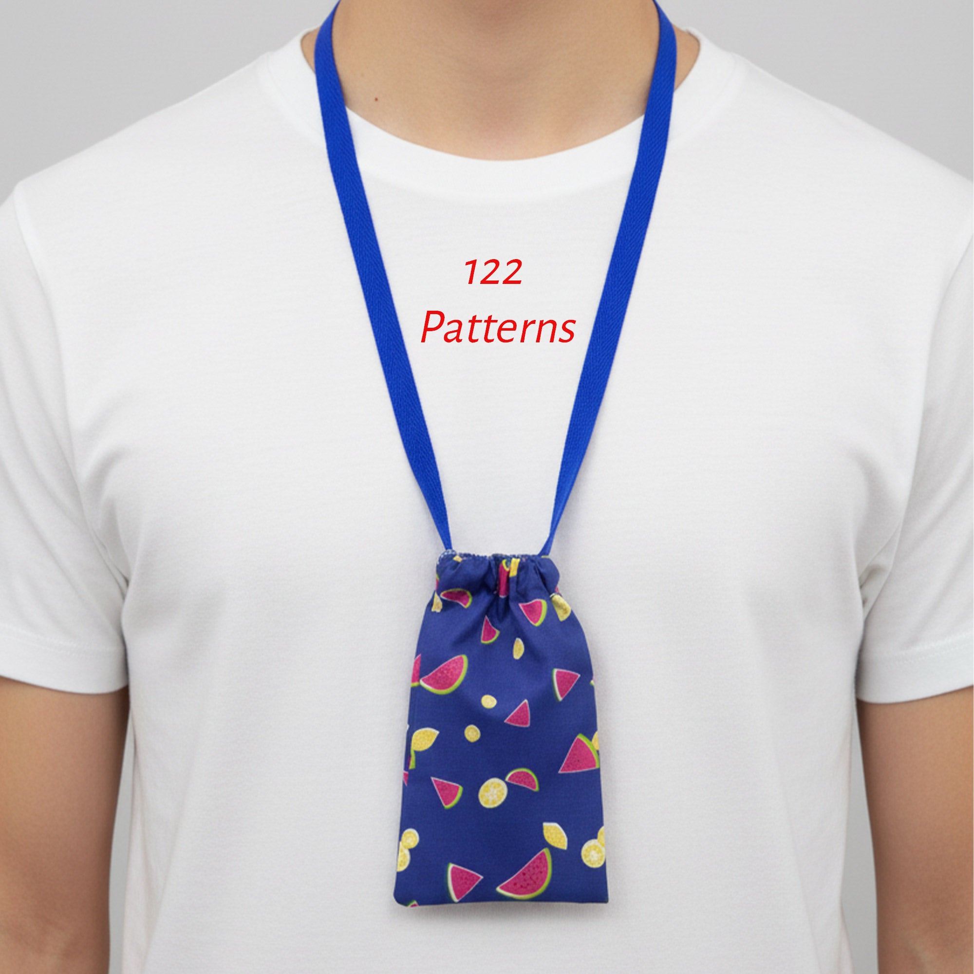 Handmade Hickman Line Bag: Cotton Drawstring, 87cm Strap
