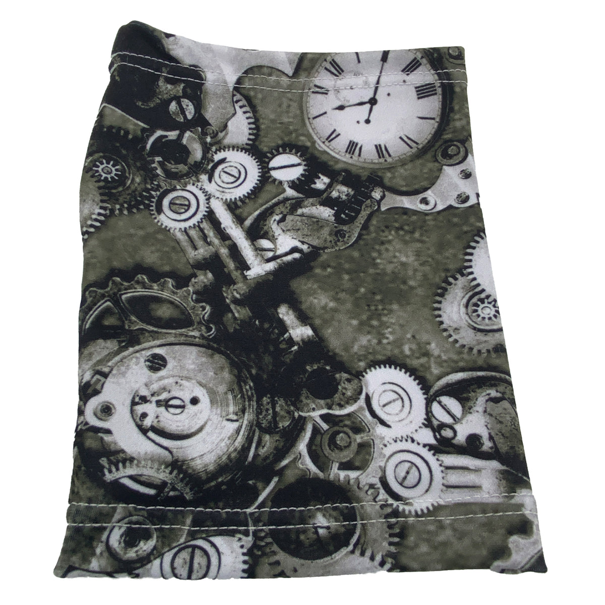 PICC Line Cover, Clocks, Handmade Lycra/Spandex 7"- 8" Long