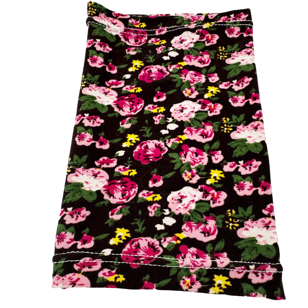 PICC Line Cover, Solid Brown and Pink Ditsy Floral Lycra/Spandex 7"- 8" Long Made UK