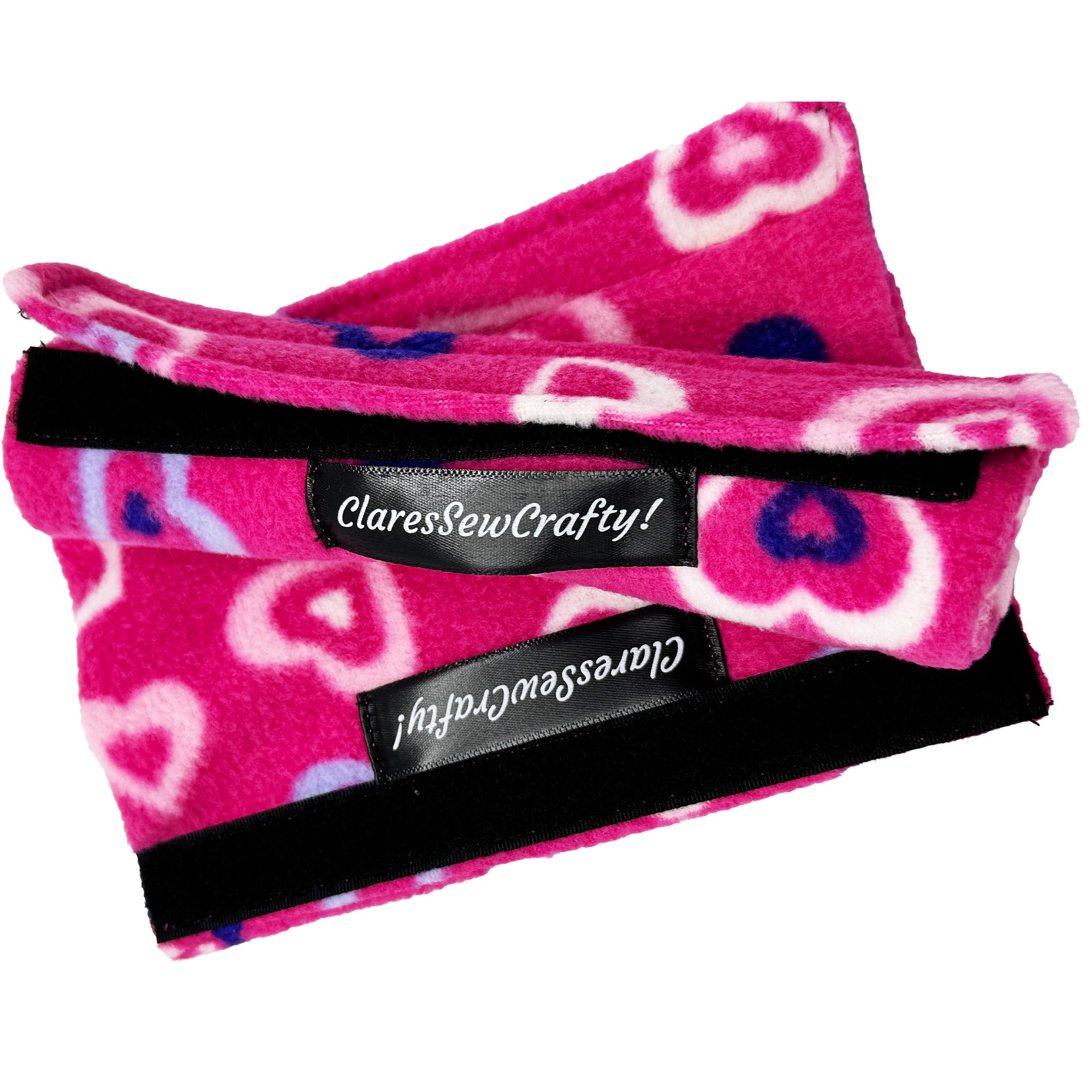 5-5.5" CPAP PAP Headgear Hook and loop Cheek strap wraps fleece