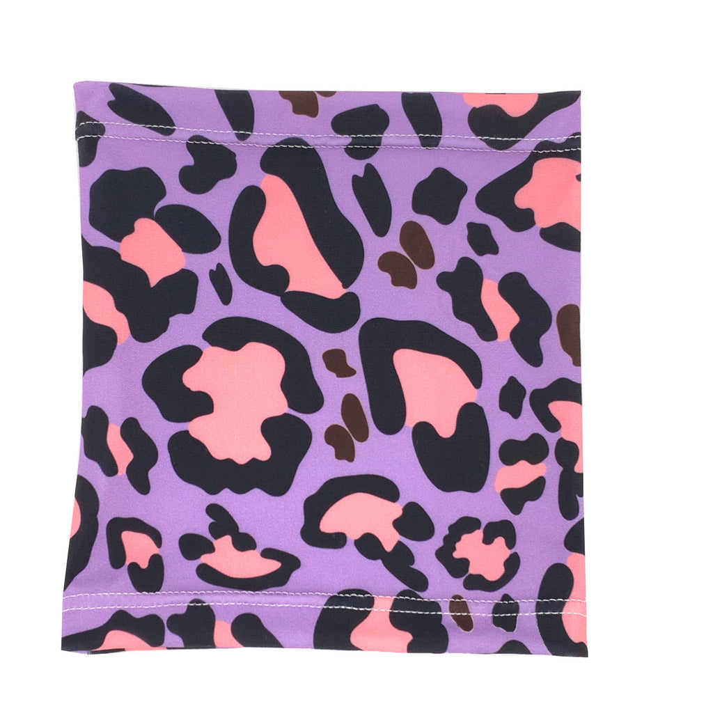 PICC Line Cover, Lilac Leopard Print, Handmade 7"- 8" Long Made UK