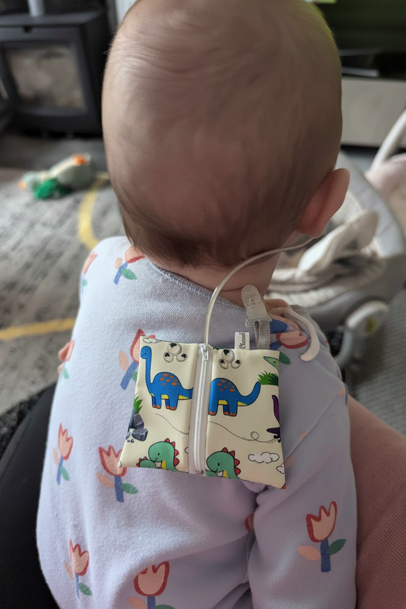 Baby with Small Dinosaur Bag - Fresh Attempt