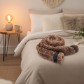 Brown Popcorn CPAP Hose Cover - Bedroom Lifestyle