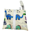 NGT Hickman Line - Feeding Tube Tubie Pouch with Zip and Clip - Dinosaurs