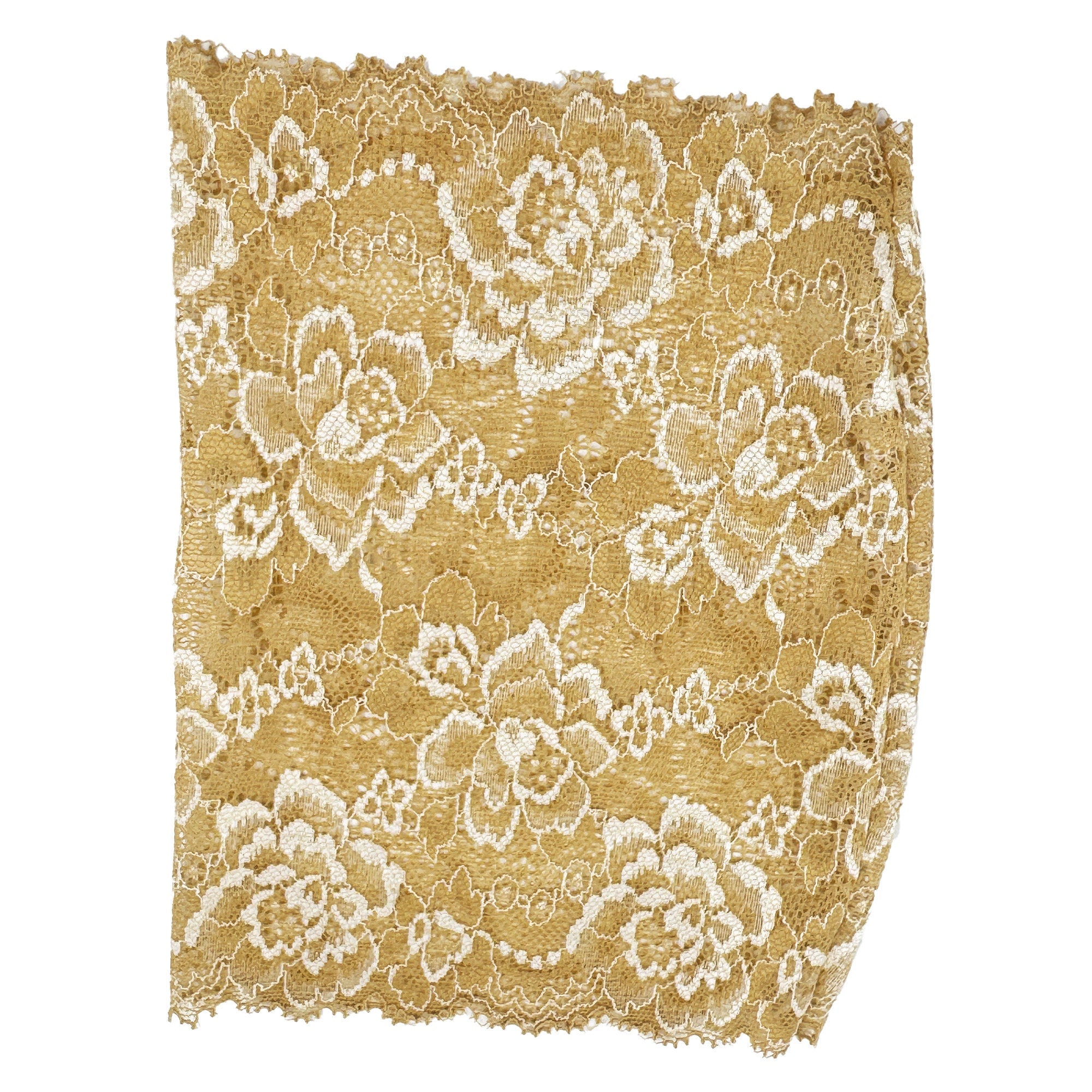 Unlined 7" Coffee Floral Lace PICC Line Covers Cancer Chemo Catheter Short Sleeve Cover for Omnipod DASH-Glucose monitoring