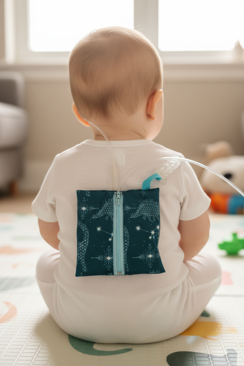 Constellation dinosaur pouch lifestyle