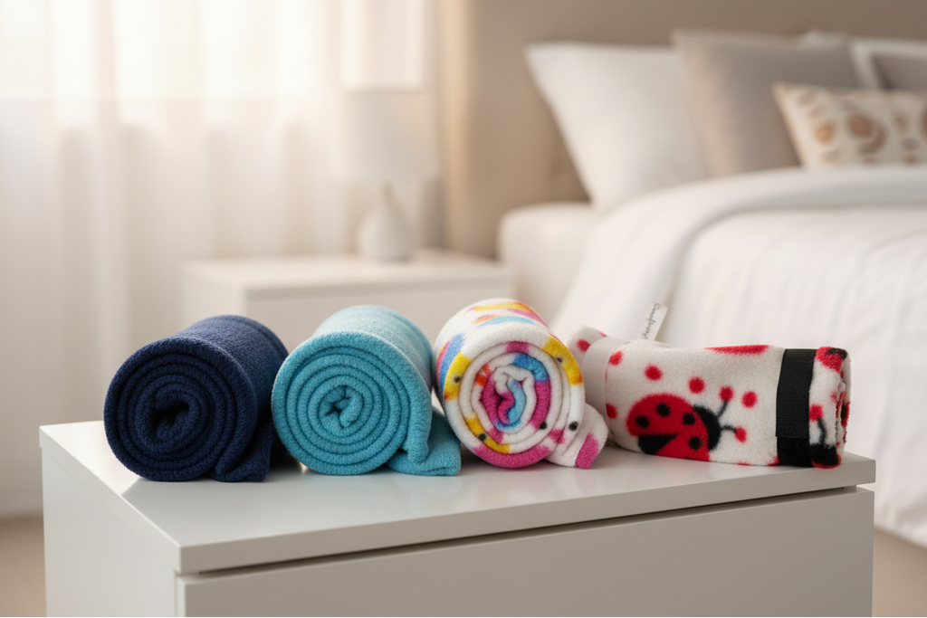 CPAP Hose Covers in Bedroom Setting