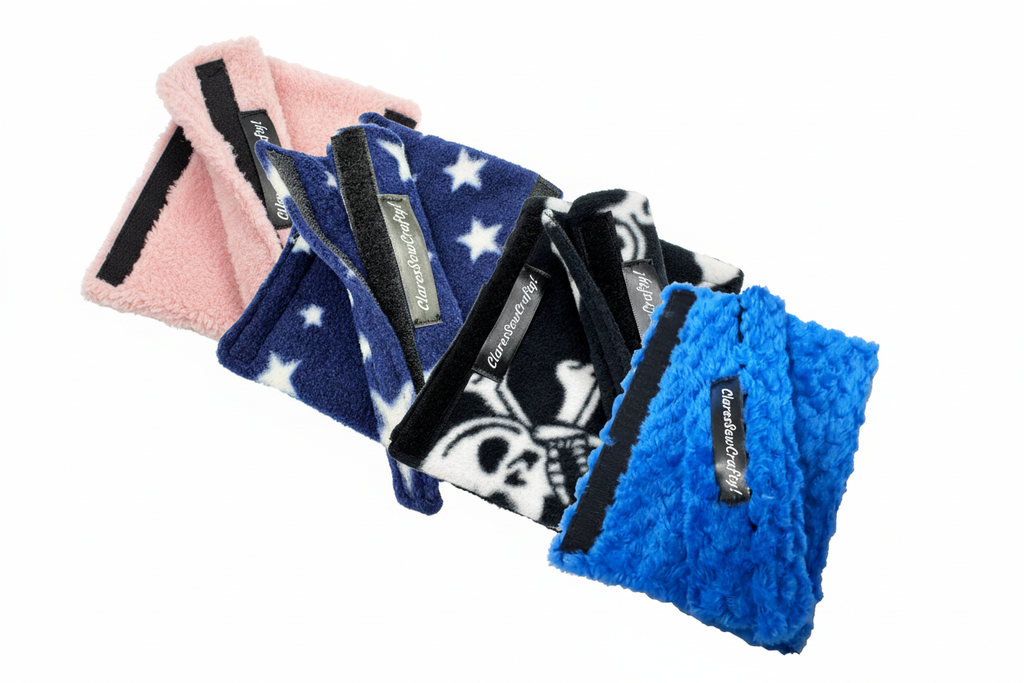 CPAP Strap Covers - Four Patterns in Row