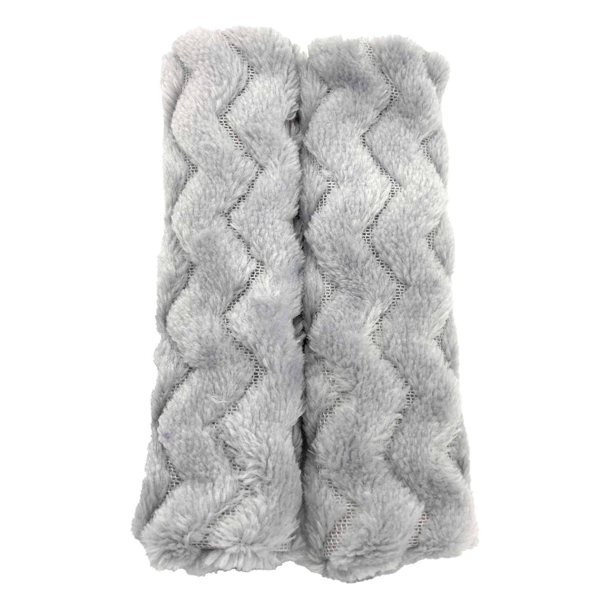 5.5" approx CPAP BIPAP Ventilator Headgear hook and loop Cheek Covers double thickness  Grey
