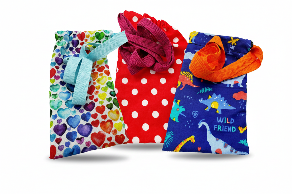 Drawstring Bags Collage 1