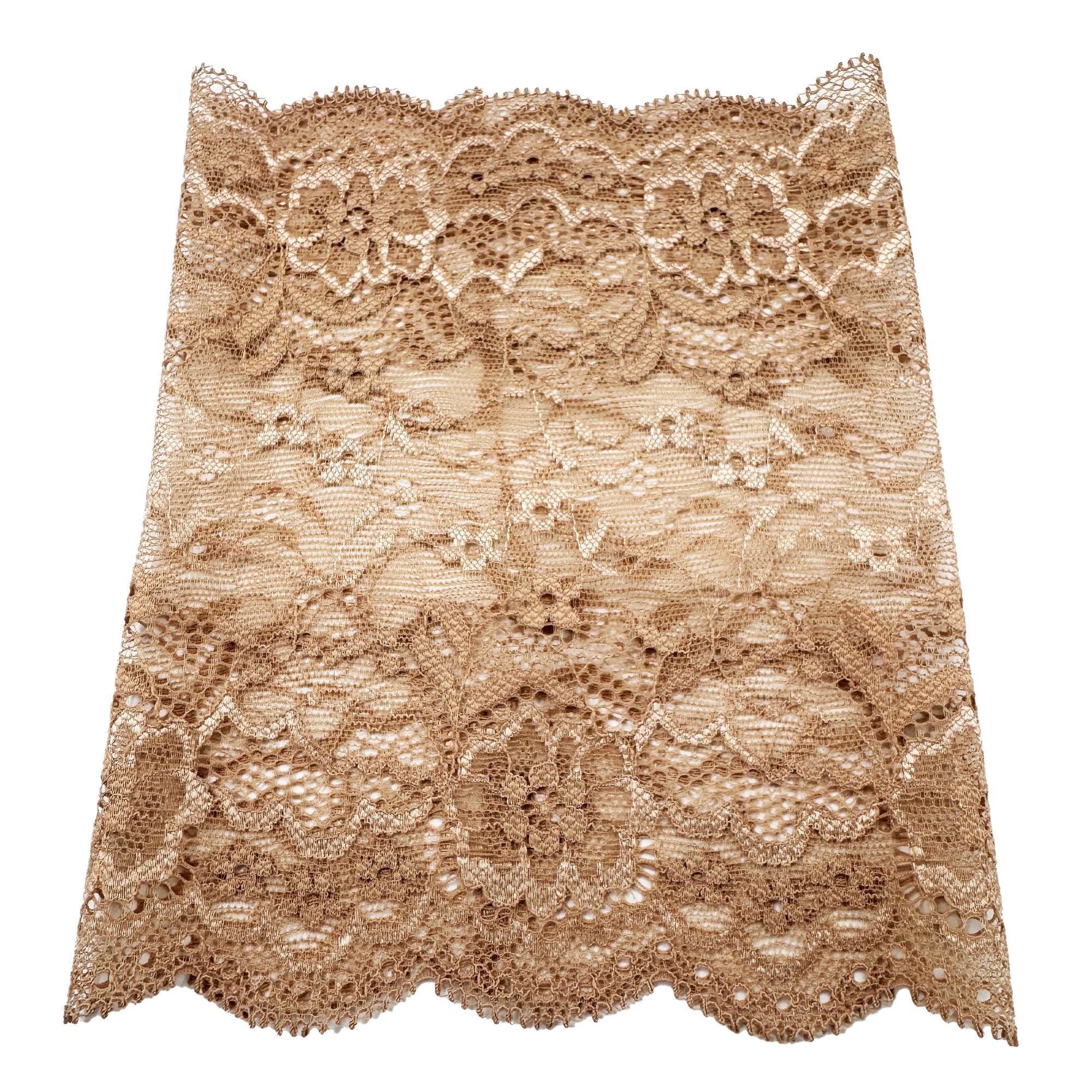 8" Bronze Stretch Lace PICC Line Cover
