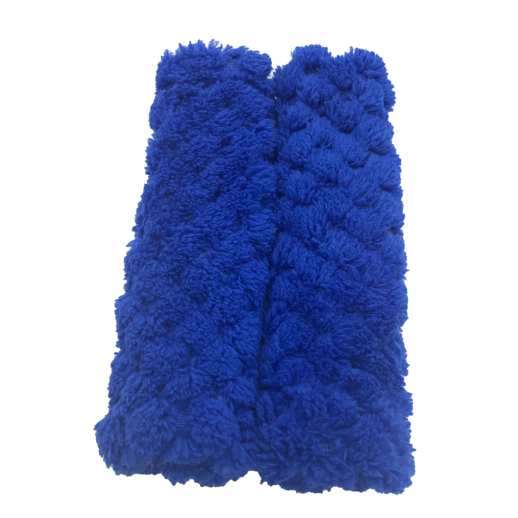 Pair of 5" Slide-on Cheek Strap Covers for CPAP BIPAP Ventilator Headgear Popcorn Fleece Variety of Colours available in store