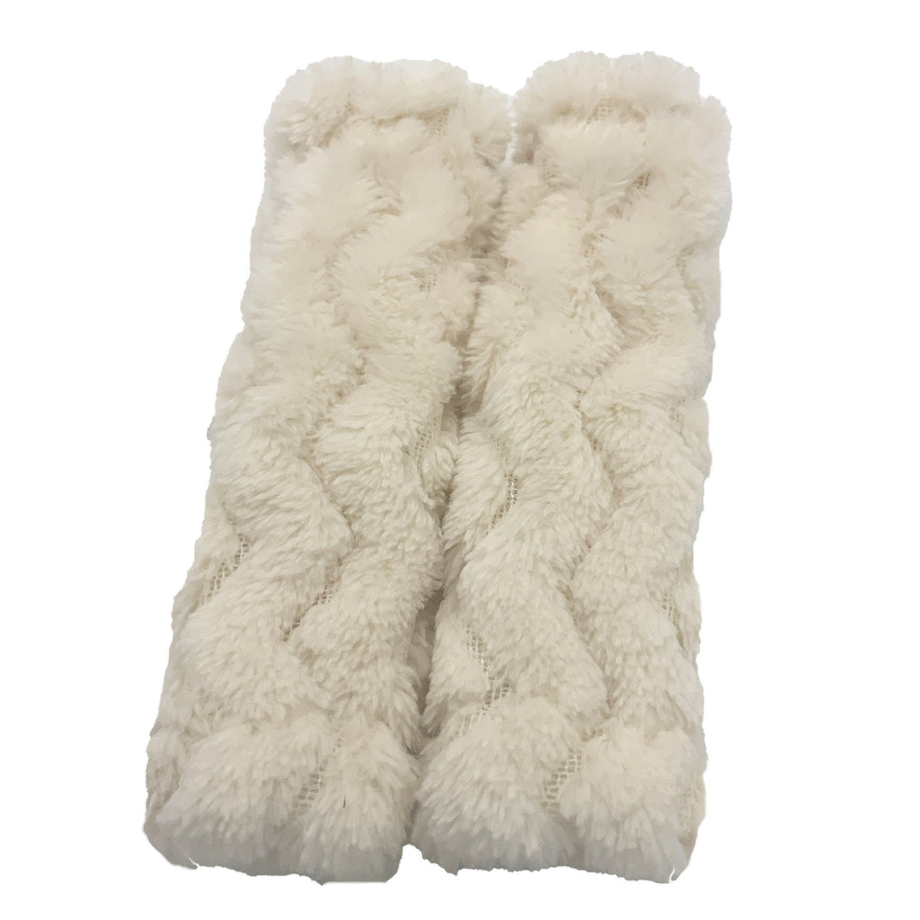 Pair of 5" Slide-on Cheek Strap Covers for CPAP BIPAP Ventilator Headgear Popcorn Fleece Variety of Colours available in store