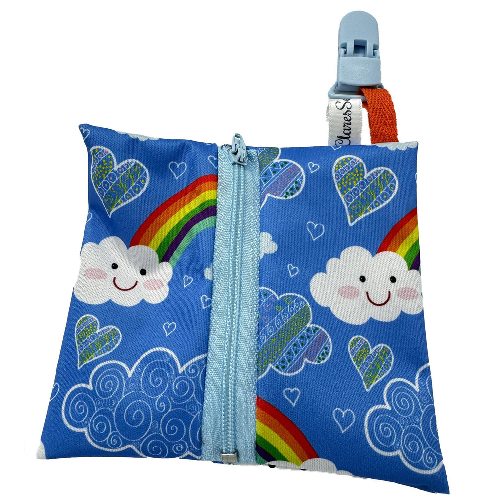 Nasal Gastric Tube, NGT, Hickman Line - Feeding Tube Tubie Pouch with Zip and Clip, Various patterns