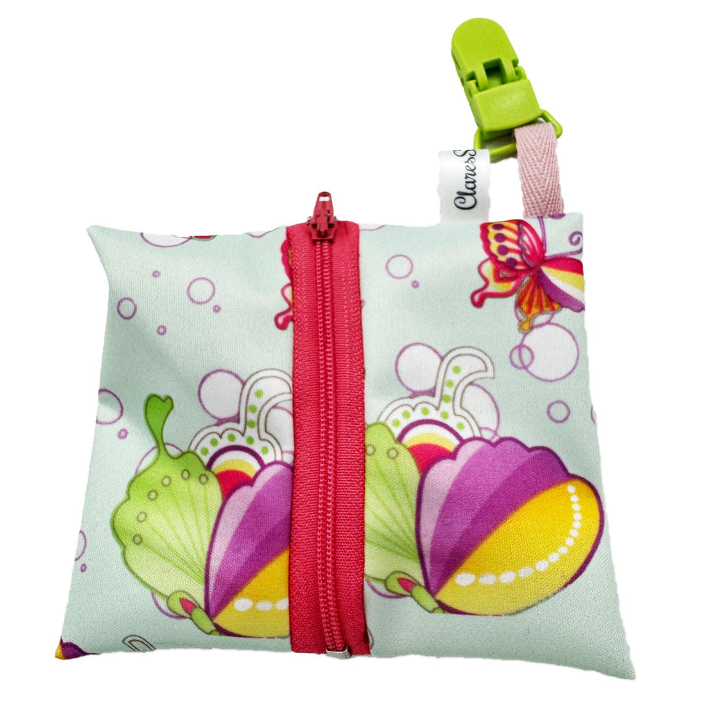 Nasal Gastric Tube, NGT, Hickman Line - Feeding Tube Tubie Pouch with Zip and Clip many patterns