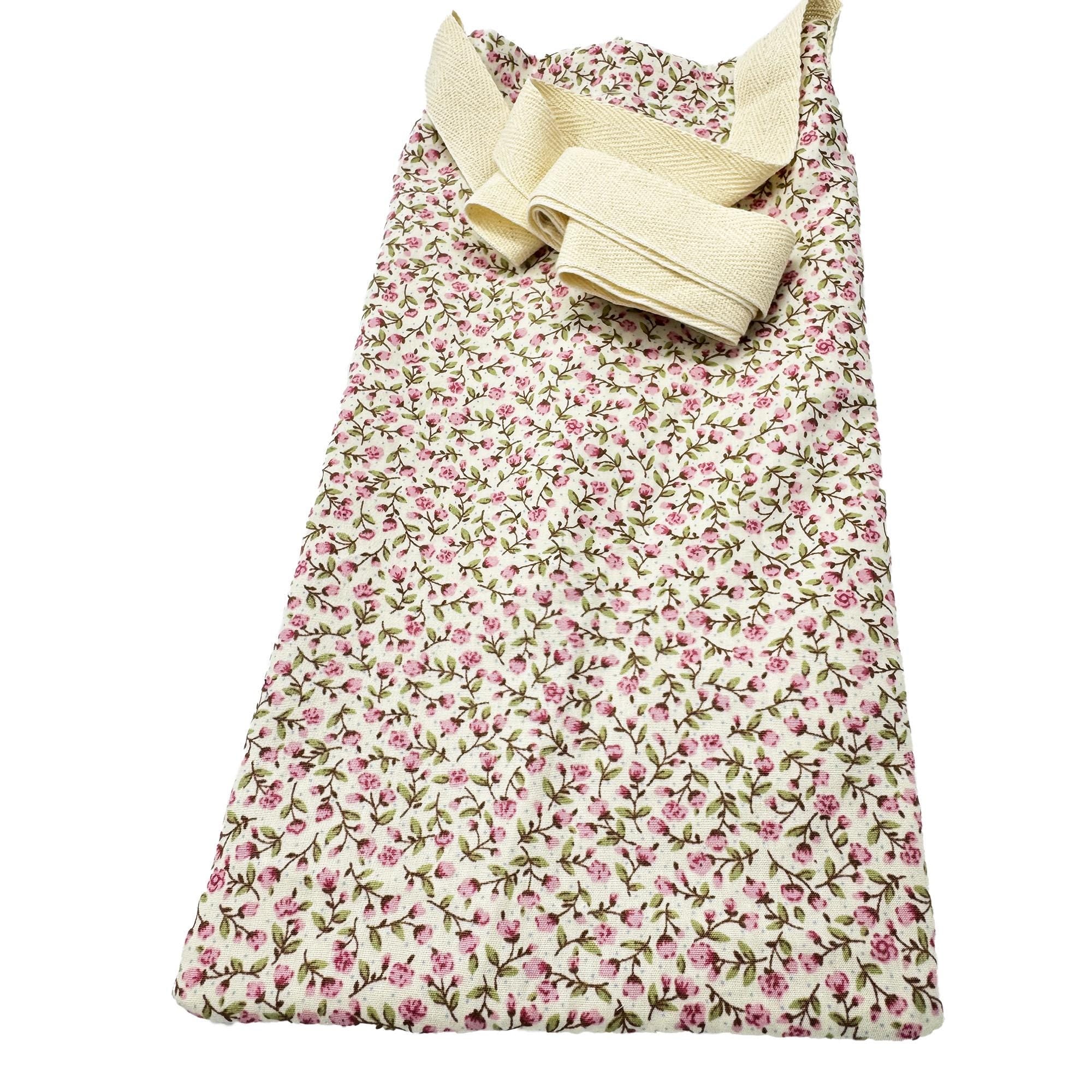 Pink Ditsy Floral Syringe Pump Driver /Storage Bag approx 11.5" x 6.5" wide with Cross Body Strap
