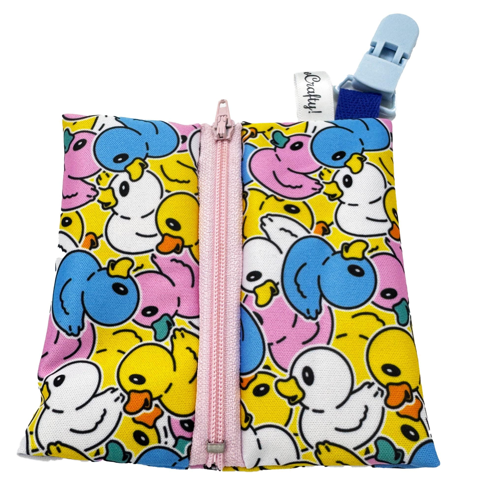 Nasal Gastric Tube, NGT, Hickman Line - Feeding Tube Tubie Pouch with Zip and Clip many patterns