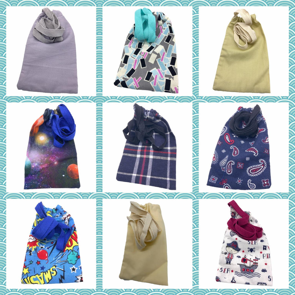 Handmade Hickman Line Bag: Cotton Drawstring, 87cm Strap