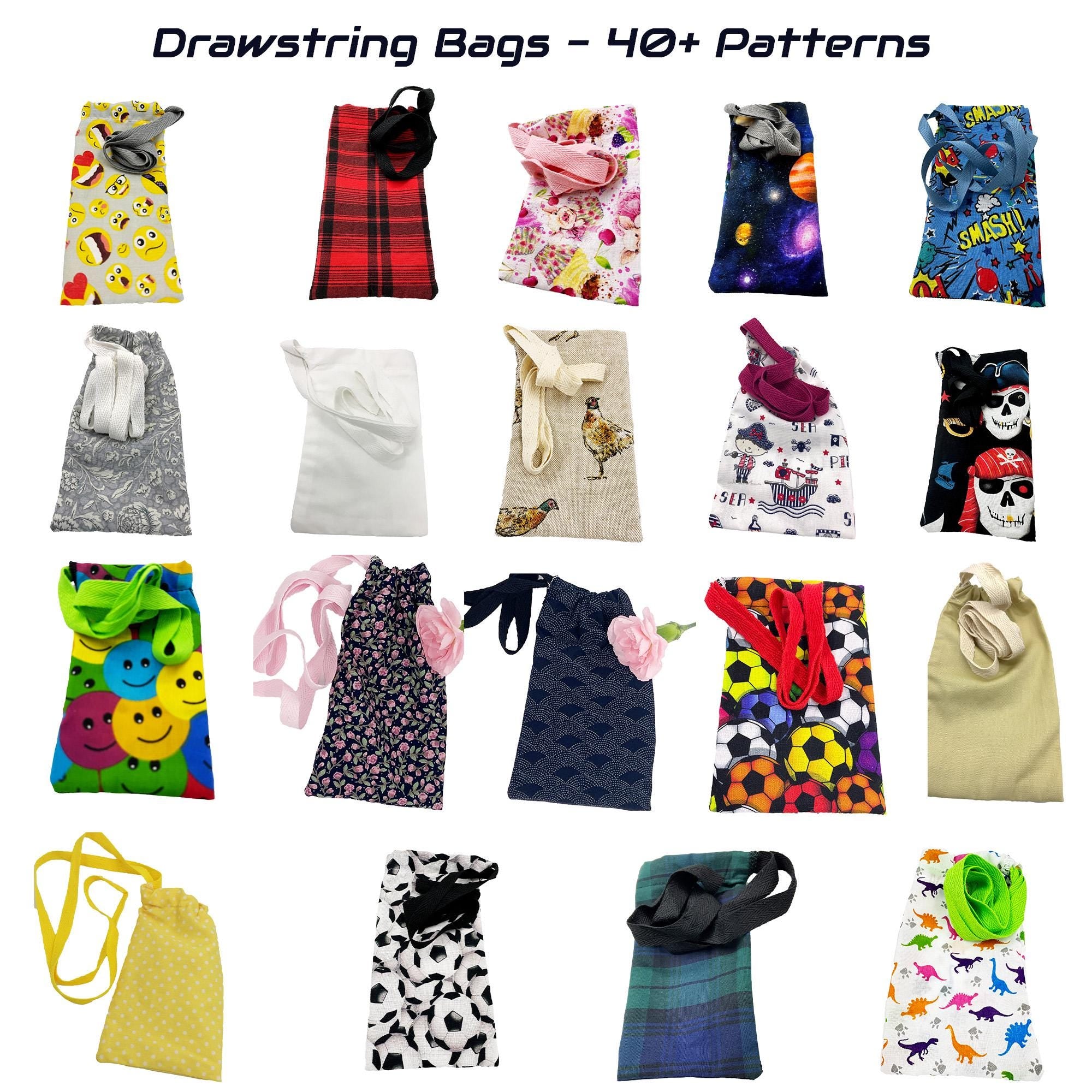 Handmade Hickman Line Bag: Cotton Drawstring, 87cm Strap