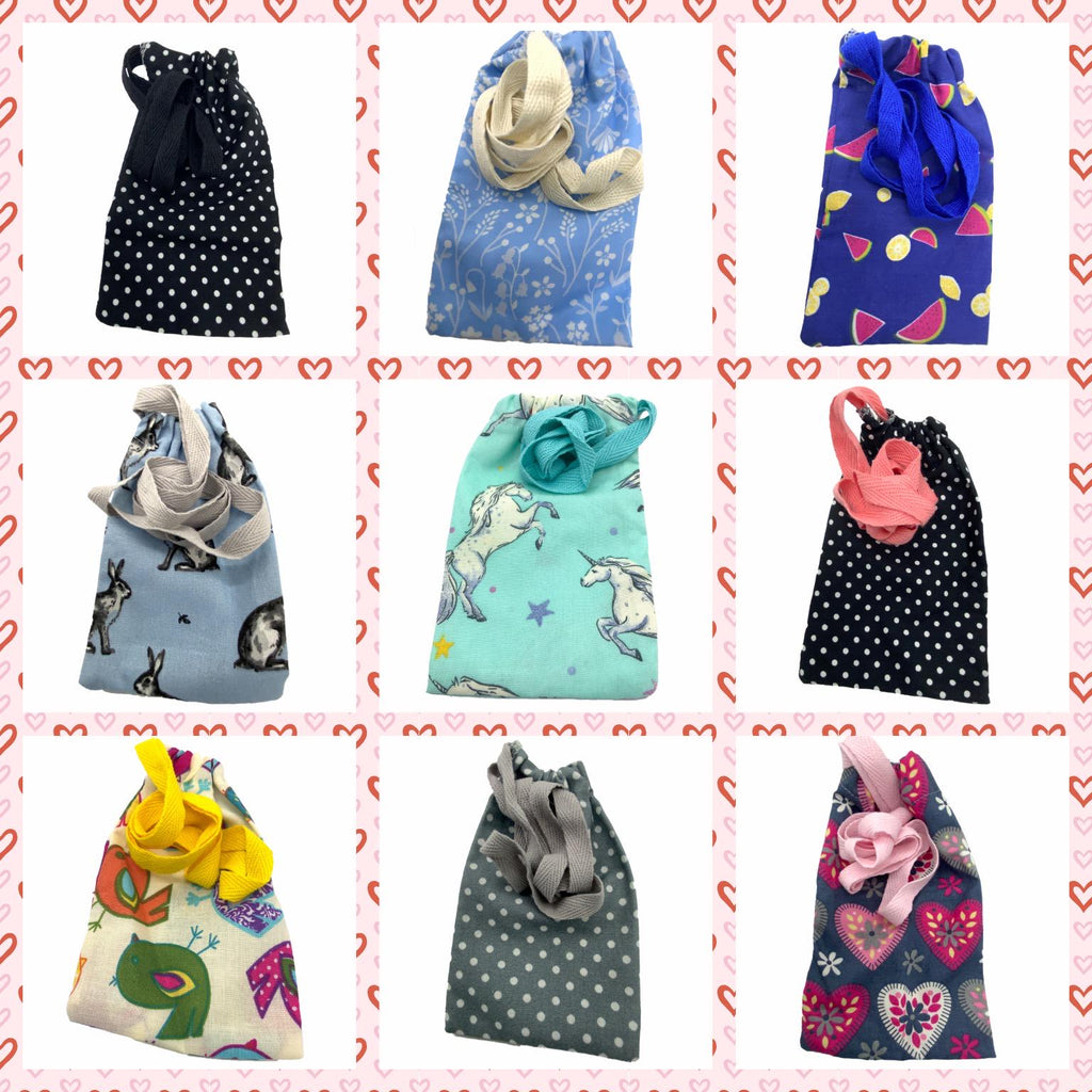 Handmade Hickman Line Bag: Cotton Drawstring, 87cm Strap