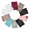 Lace PICC line covers circle collage