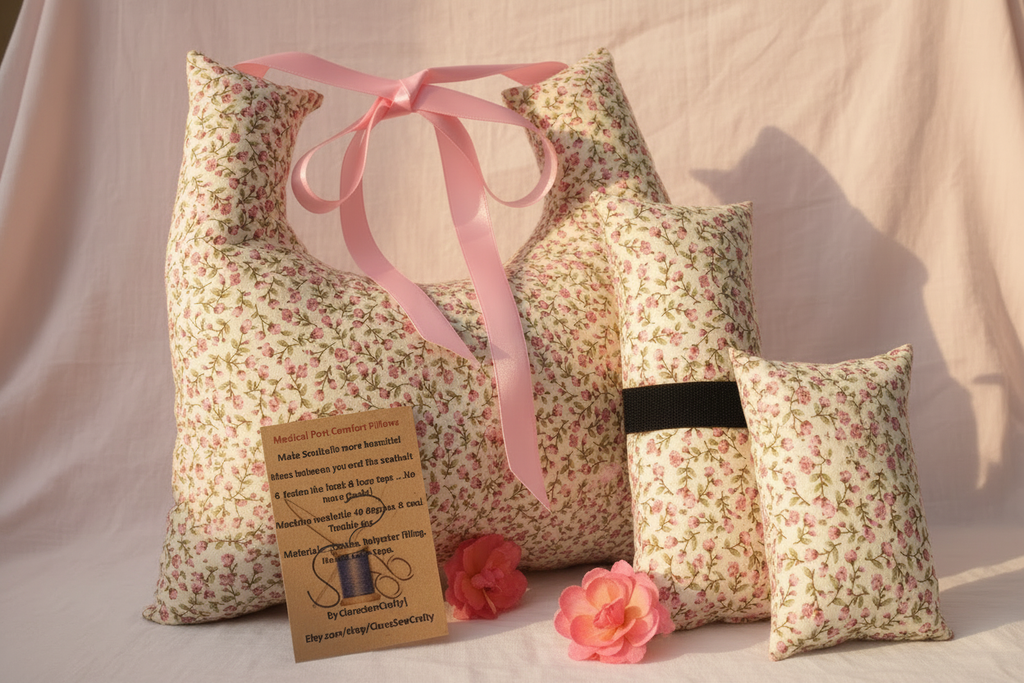 Mastectomy Cushion - Blush Background