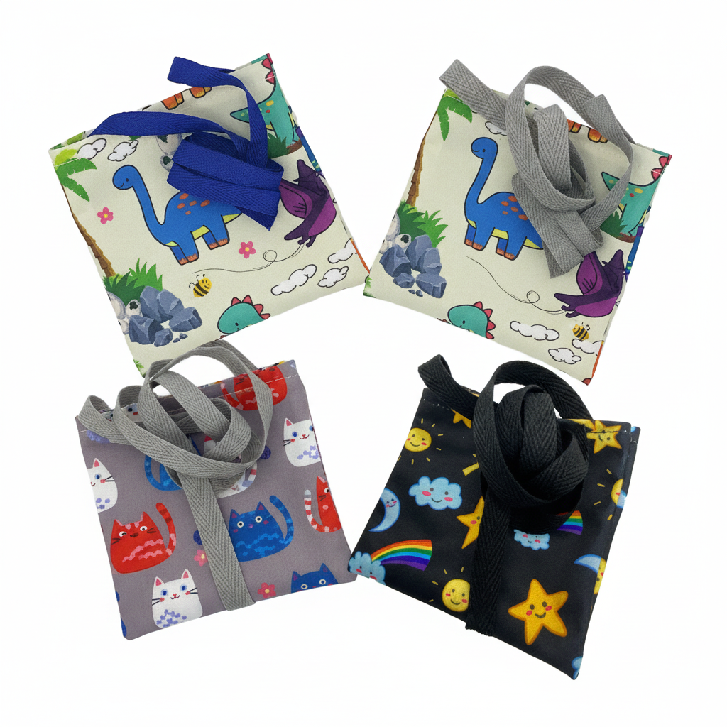 Selection of splashproof wiggly bags showcased