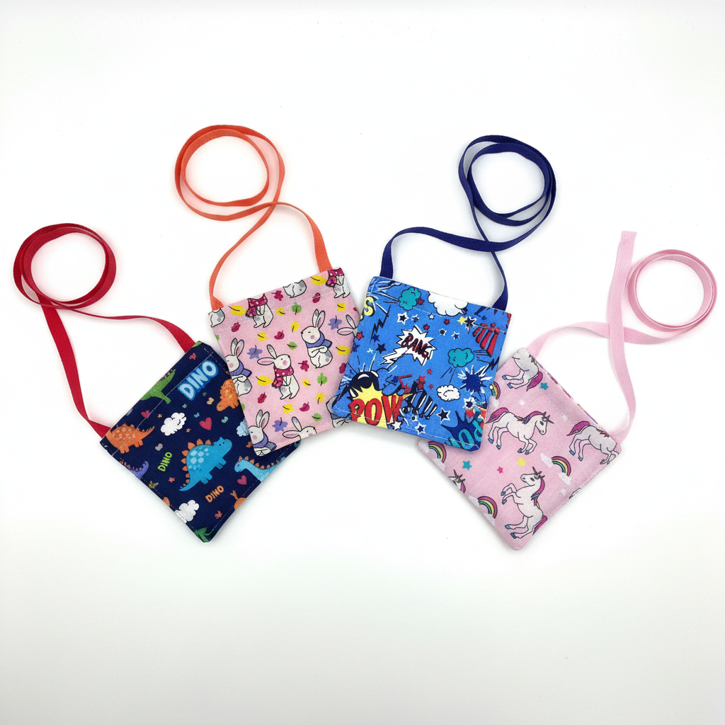Several Hickman bags fanned out