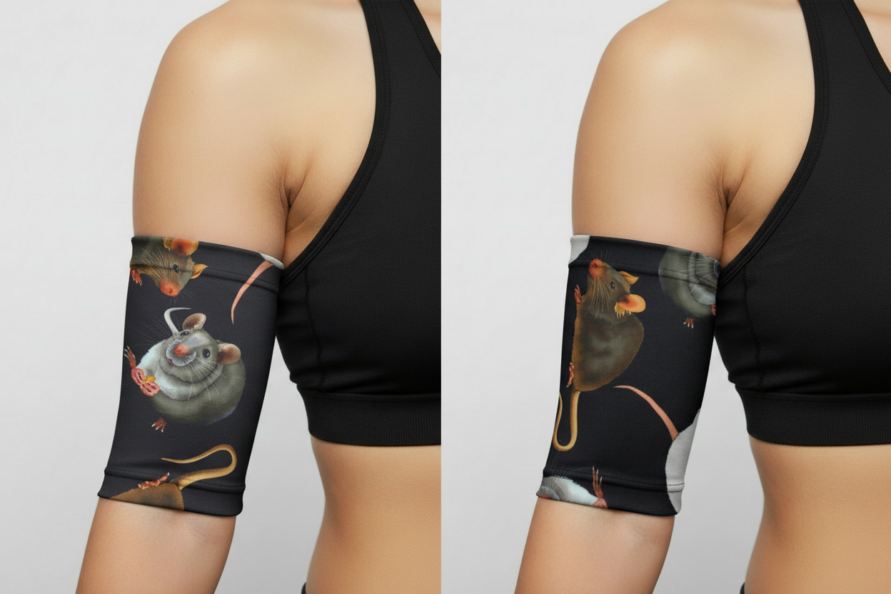 Two-panel mice PICC cover model-arm image