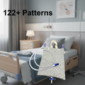 Urostomy bag in hospital room with 122+ Patterns text