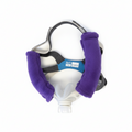 5.5" approx CPAP BIPAP Ventilator Headgear hook and loop Cheek Covers double thickness purple